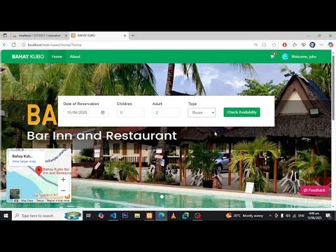 Web-based Resort Reservation System Overview