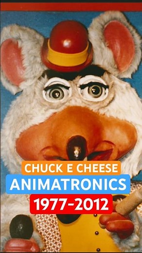 Chuck E Cheese Animatronics Through The Years 🧀 #animatronics #history #chuckecheese #childhood