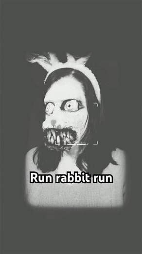 Run rabbit run 🐇 #sfxmakeup #horror #makeuptransition