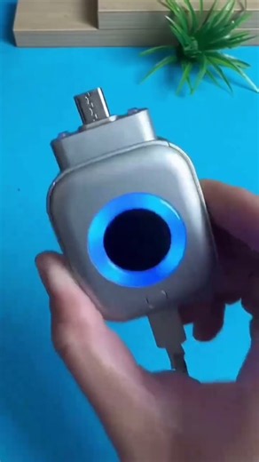 Smart Fingerprint USB Rechargeable Padlock 🔒 | Keyless Security Gadgets #shorts