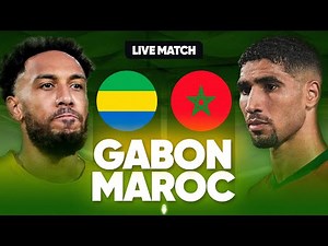 🔴🇬🇦🇲🇦 GABON - MAROC LIVE / 🔥🇲🇦DIMA MAGHRIB! / 🚨QUALIFICATION COUPE D'AFRIQUE 2025 / CAN 2025