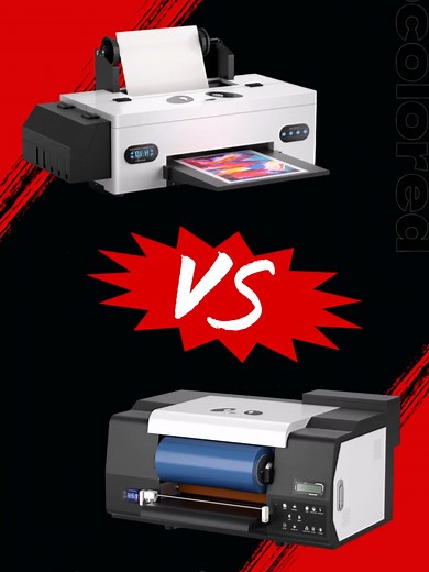 #procoloredDTF VS UV DTF#procoloredprinters #procoloreddtfprinter #difference
