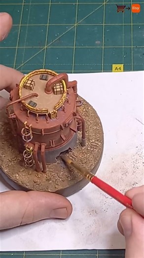 Water Tower Build Rust Game Diorama 3/4 #shorts #Rust
