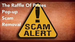The Raffle Of Prizes Pop-up Scam