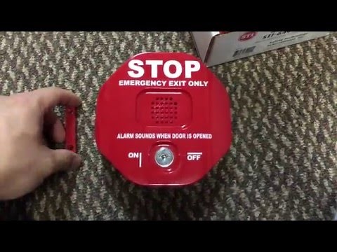 STI-6400 Safety Technology International Exit Stopper Multifunction Door Alarm