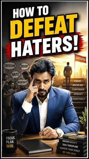 How to Defeat Haters! #struggletosuccess #inspiration #tatvam
