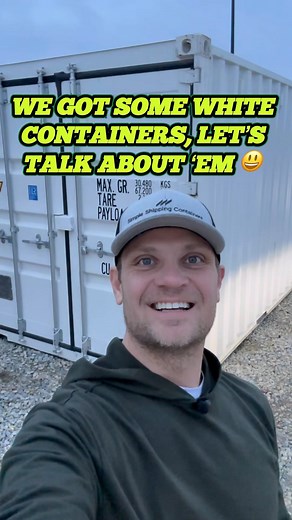 3.5K views · 21 reactions | These White Containers Are Sweet! Let’s Check it Out! #shippingcontainer #storage #tinyhouse | Simple Shipping Containers | Facebook