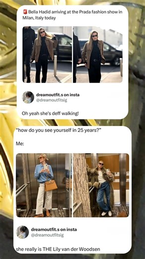 Bella Hadid Arrives at Prada Fashion Show in Milan Serving Effortless Chic 🖤✨