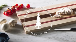 Looking for a beginner-friendly project to help you learn some basic woodworking skills? Our newest Make It Yourself kit provides all the necessary materials and instructions to create a custom-designed cutting board, teaching you about glue-ups, sanding and finishing. Shop now: https://www.leevalley.com/shop/tools/supplies/project-materials/116261-make-it-yourself-laminated-cutting-board-kit?item=MK113 | Lee Valley Tools