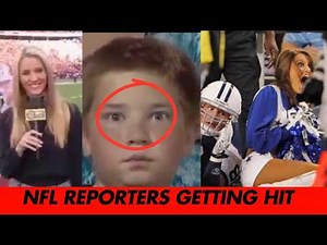 😱🔴2 Minutes Ago: Watch NFL Reporters Get Hit The Funniest Compilation!