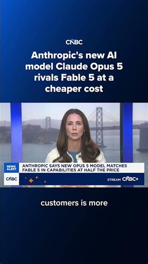 Anthropic's new AI model Claude Opus 5 rivals Fable 5 at a cheaper cost