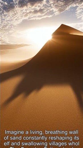 Europe's Moving Sand Wall!