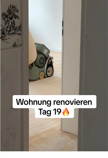 Boden schleifen im Altbau: Renovierung Tag 19