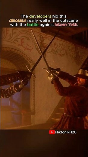 The developers have perfectly hidden a dinosaur in a medieval game. KCD2