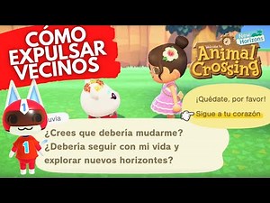 Cómo EXPULSAR VECINOS (sin hacer TT) Animal Crossing New Horizons