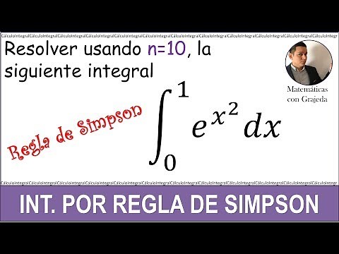 Simpson's Rule. Approximation of integrals. Example 1
