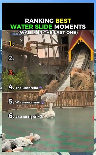 Ranking Best Waterslide Moments 💀😭🙏😱 #shorts #memes #funny #smallcontentcreator #edit #audio