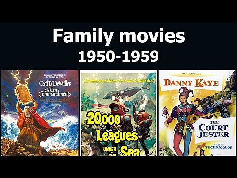 Family movies from the 1950s