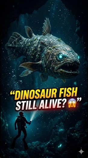 “Fish From Dinosaur Era Still Alive? 😱 | Ocean Mystery”#shorts #facts #fish #ocean