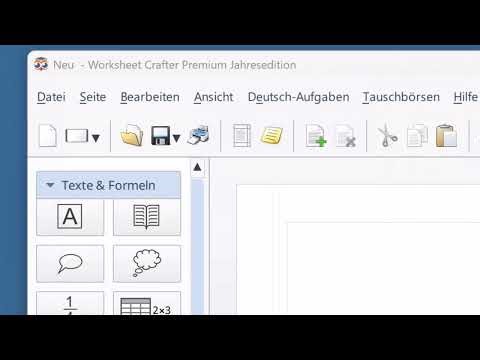 Worksheet Crafter Sommer-Update 2025 mit neuen Funktionen