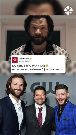 SAM, DEAN E CASTIEL TÃO DIFERENTES... 👀