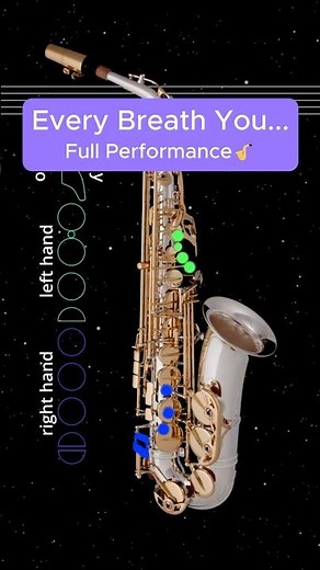 Every Breath You Take on #saxophone - Full Performance🎷 #sheetmusic #music #shorts