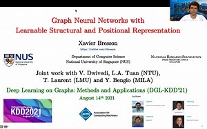 Xavier Bresson - Graph Neural Networks - 2021 KDD