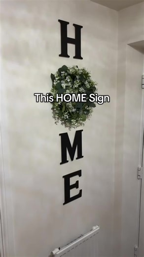 Decorative HOME sign #tiktokmademebuylt #endofyeardeals #homedecor #hallway #signs