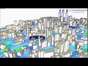 FlowDesigner "City wind simulation"