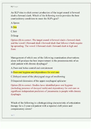 SLP Praxis Form 2 Review 2026: Verified Questions and Detailed Answers Guide