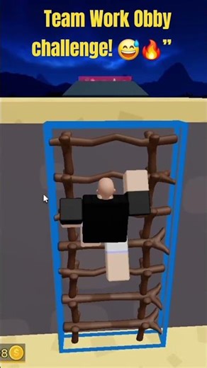 Playing Roblox Team Work Obby with full teamwork! #roblox #teamworkobby #robloxshorts #obbys