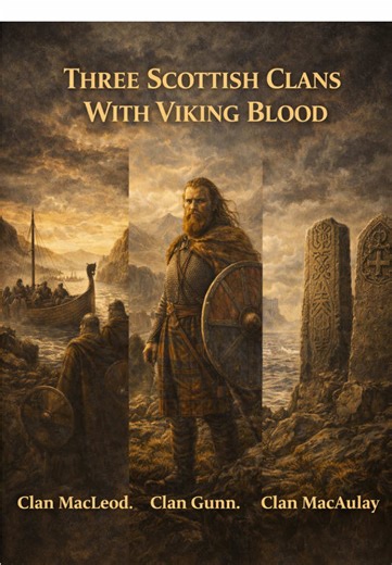 Three Scottish Clans With Viking Blood A historically grounded breakdown of Scottish clans whose origins trace directly to Norse settlers, Viking rulers, and blended Norse Gaelic bloodlines in the Highlands and Isles. Viking Vikings Viking Age Viking History Viking Legends Norse Scandinavia Scottish clans Viking Scotland Norse Gaels #viking #vikingtok #historytok #scottishtiktok #gael