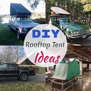 15 DIY Rooftop Tent Ideas For Outdoor Trips - DIYnCrafty
