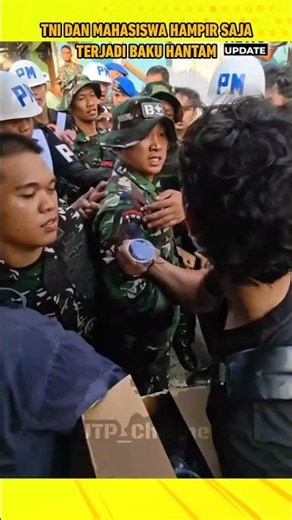 TNI HAMPIR BAKUHANTAM DENGAN MAHASISWA #shorts #tni #komando #tentara #tniad #viral #tniindonesia