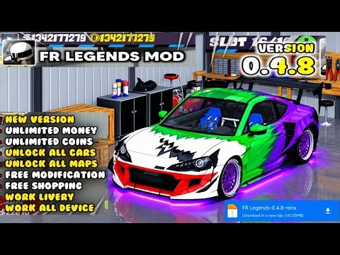 FR LEGENDS MOD APK VERSION 0.4.8 NEW UPDATE 2026 - Unlimited Money & Unlock All Cars FR LEGENDS MOD