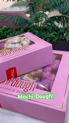 Japanese mochi dough donuts