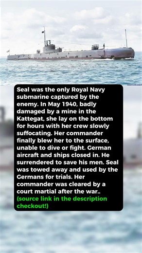 Royal Navy's Only Submarine Ever Captured by the Enemy #short #history #ww2