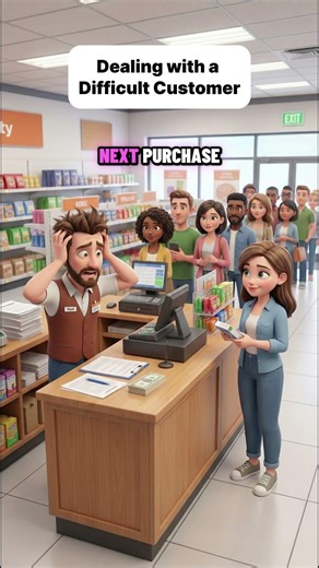 Dealing with a Difficult Customer #shorts