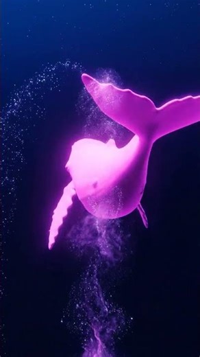 "Neon Whale Flow — Hypnotic Deep Ocean ASMR 🌊🐋"#ASMR, #Satisfying, #Relaxing, #WhaleArt.