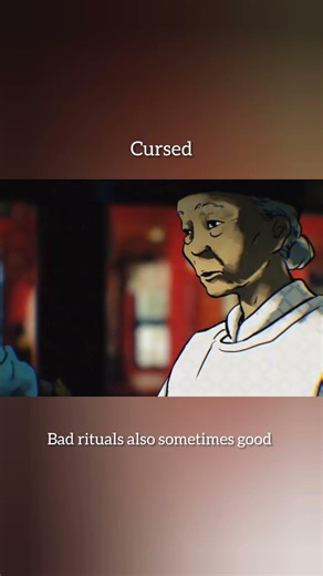 The death of the priestess shows the curse demanded a sacrifice|horror|ghost
