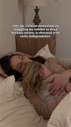 Learning to embrace my child's sleep! #shorts #motherhood