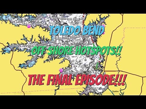 The FINAL Toledo Bend Lake Breakdown Video - Fishing Hot Spots & Waypoints