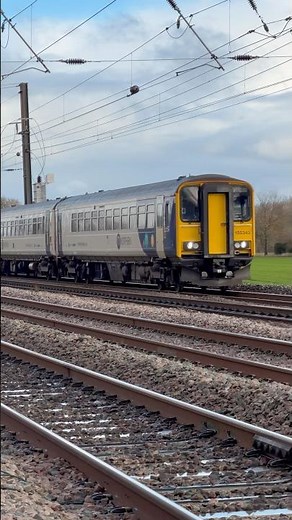 Class 155 Train Followed by Class 158 at Speed! York Outskirts – 24.11.25