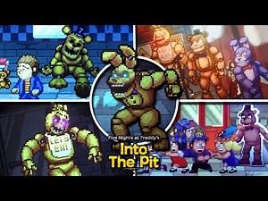 Five Nights at Freddy's: Into the Pit - NEW Gameplay Trailer & ALL Screenshots (Showcase)