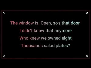 Frozen - For the first time in forever (Lyrics)