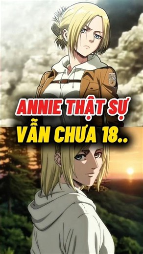 Annie has a teenager's body but an adult's mind... #otaku #attackontitan #aot #shorts #annie