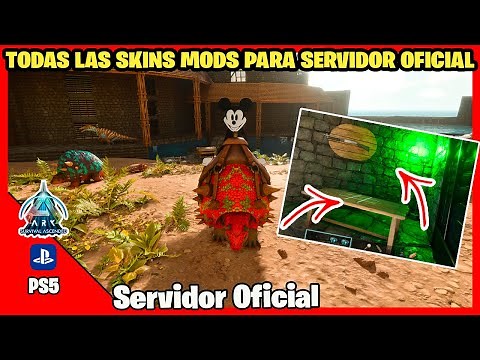 This is how to apply the NEW MOD SKINS on the ARK Ascended Official Server