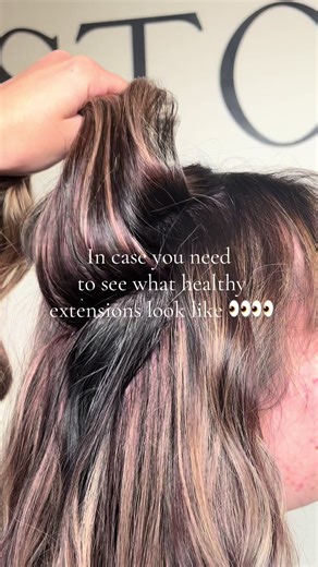 Invisible bead extensions= Healthy extensions…. 📍 Kck insta- Hair.by.HarperAnne #kchairstylist #salonowner #extensionspecialist #blondehair #k18 @Invisible Bead Extensions® @Third Story Studios✨