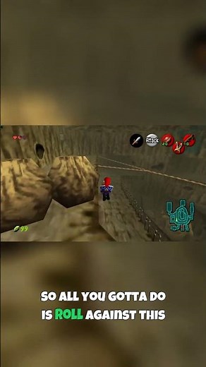 Bypass Rocks with This Simple Trick! #gaming #randomizer #zelda #nintendo #ocarinaoftime #speedrun