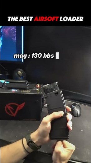 Loading 130 BBs in 4 seconds ⏱️ / Charger 130 billes en 4 secondes ⏱️ #airsoft #airsoftcqb #fakegun
